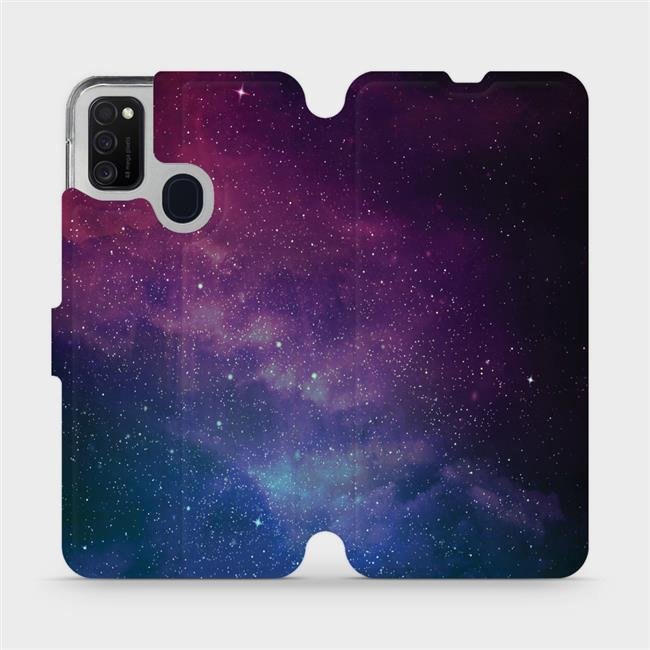 Flipové pouzdro Mobiwear - Samsung Galaxy M21 - V147P Mlhovina