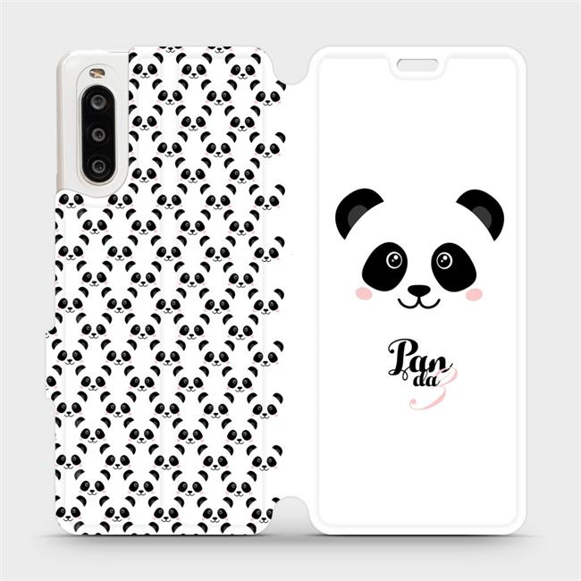 Flipové pouzdro Mobiwear - Sony Xperia 10 II - M030P Panda Amálka