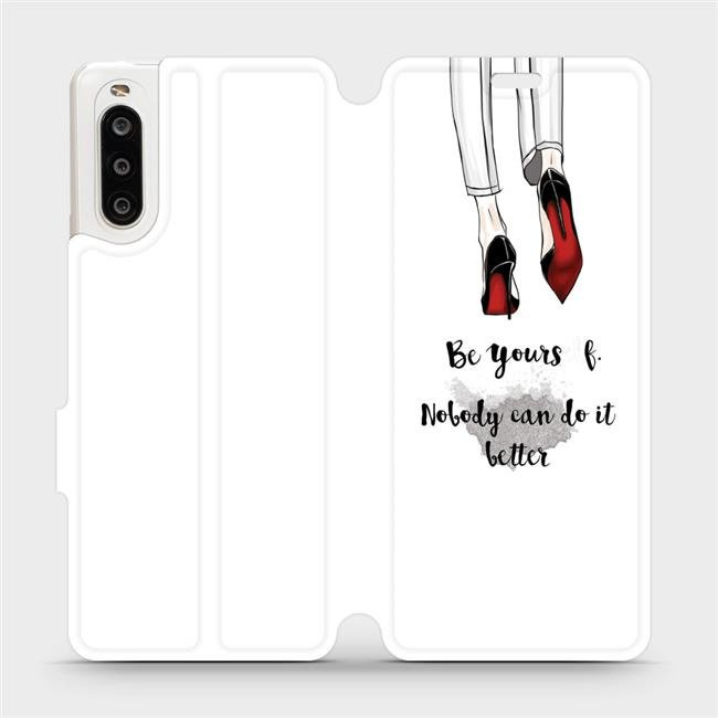 Flipové pouzdro Mobiwear - Sony Xperia 10 II - M046P Be yourself