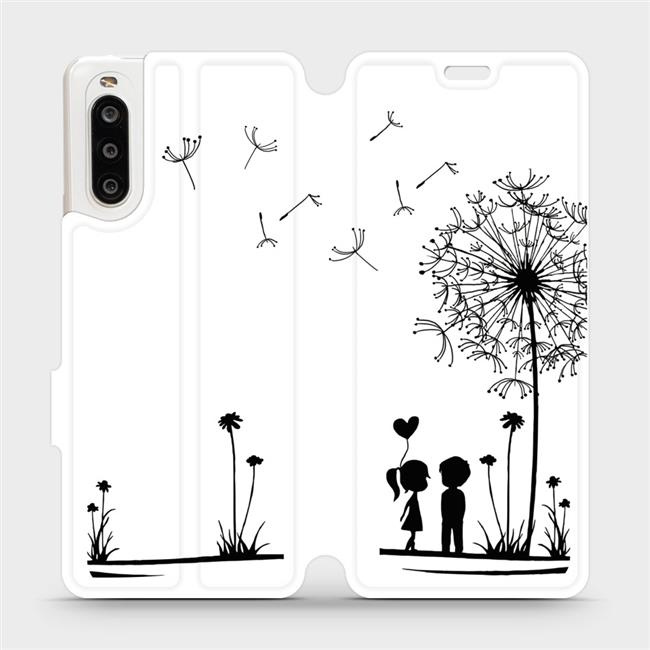 Flipové pouzdro Mobiwear - Sony Xperia 10 II - MH16P Dvojice s pampeliškou