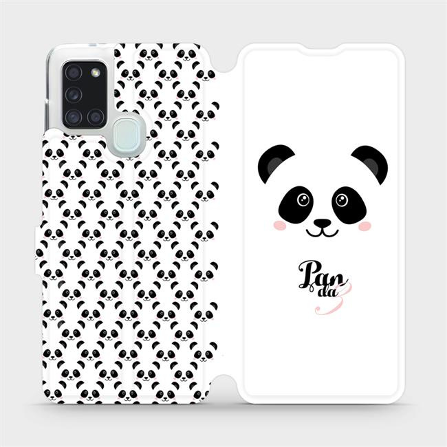 Flipové pouzdro Mobiwear - Samsung Galaxy A21S - M030P Panda Amálka