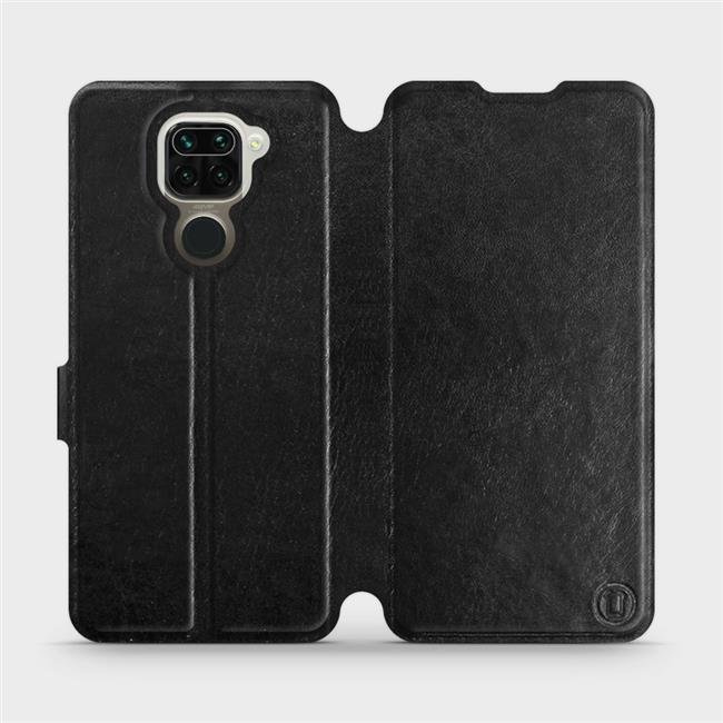 Flipové pouzdro Mobiwear - Xiaomi Redmi Note 9 - Černé a šedé