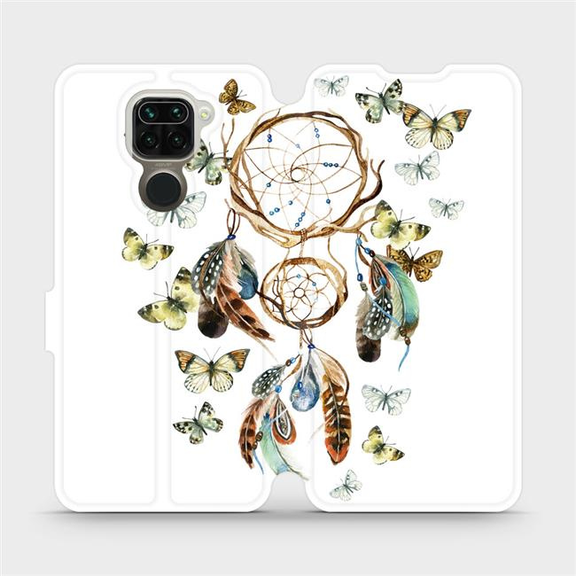 Flipové pouzdro Mobiwear - Xiaomi Redmi Note 9 - M001P Lapač a motýlci