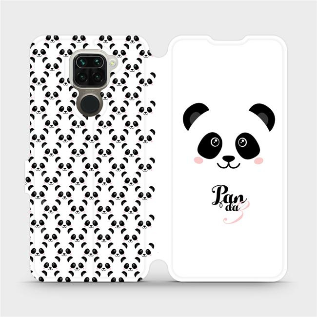 Flipové pouzdro Mobiwear - Xiaomi Redmi Note 9 - M030P Panda Amálka