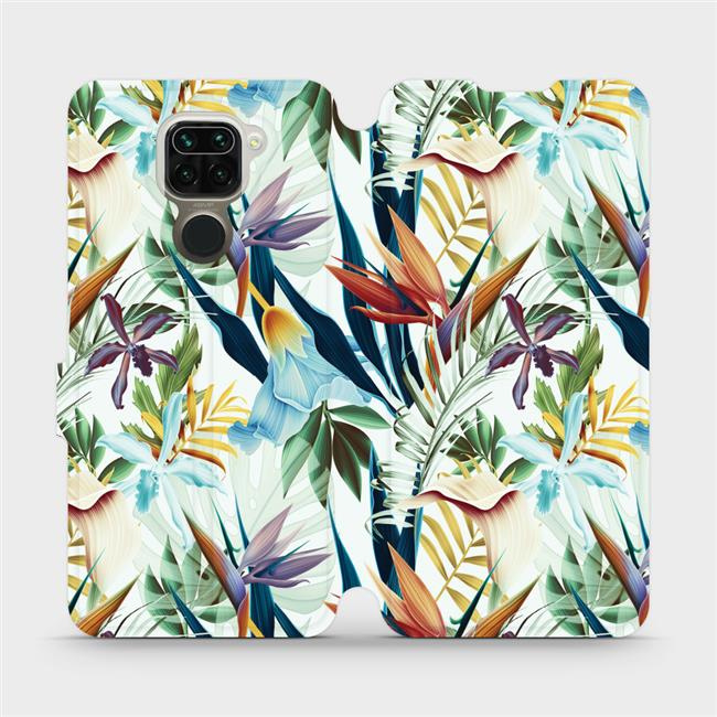 Flipové pouzdro Mobiwear - Xiaomi Redmi Note 9 - M071P Flóra