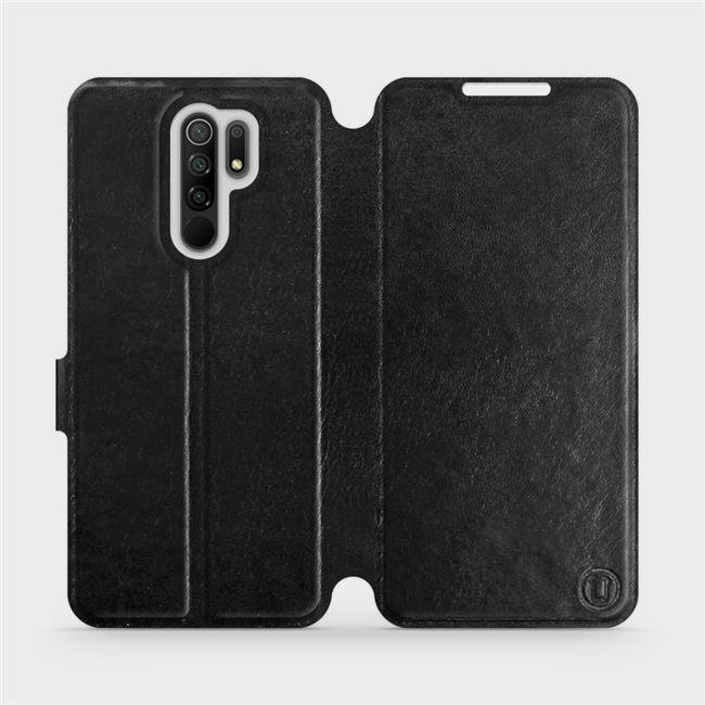 Flipové pouzdro Mobiwear - Xiaomi Redmi 9 - Černé a šedé