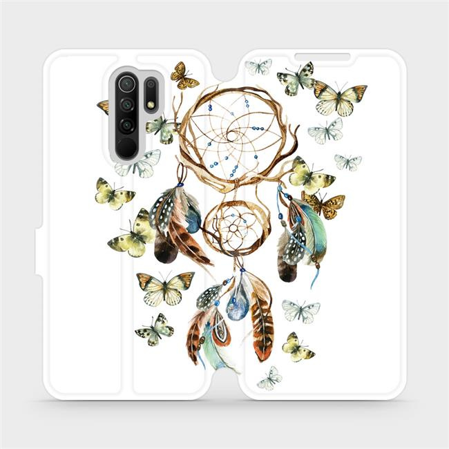Flipové pouzdro Mobiwear - Xiaomi Redmi 9 - M001P Lapač a motýlci