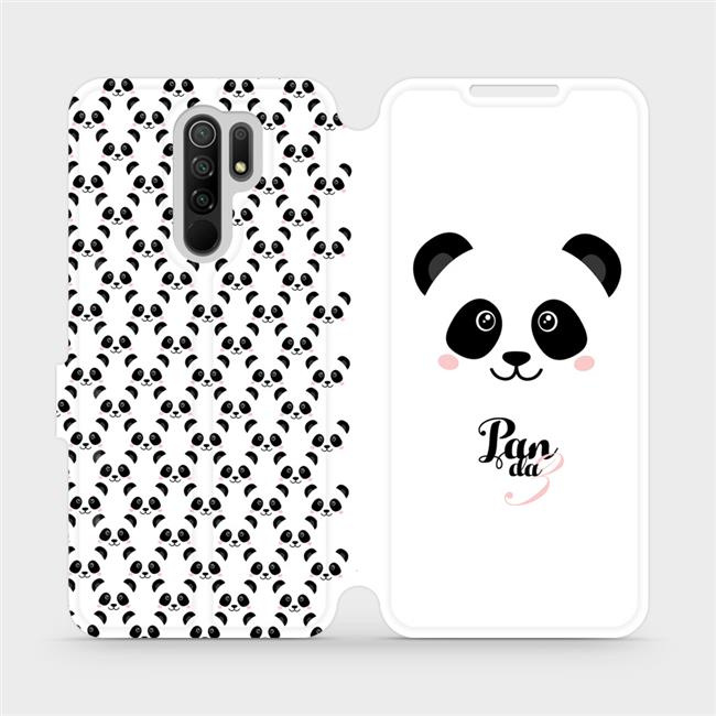Flipové pouzdro Mobiwear - Xiaomi Redmi 9 - M030P Panda Amálka