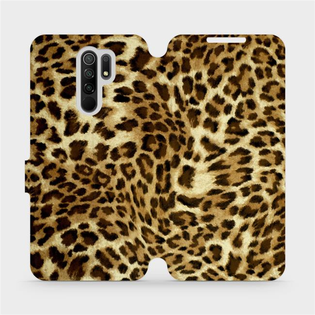 Flipové pouzdro Mobiwear - Xiaomi Redmi 9 - VA33P Leopardí vzor