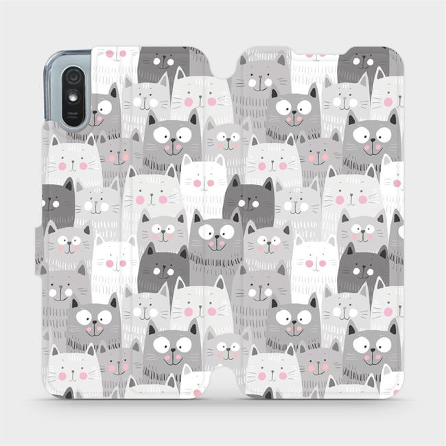 Flipové pouzdro Mobiwear - Xiaomi Redmi 9A / 9AT - M099P Kočičky