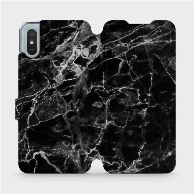 Flipové pouzdro Mobiwear - Xiaomi Redmi 9A / 9AT - V056P Černý mramor