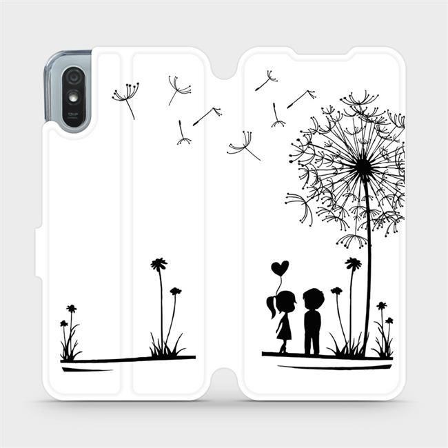 Flipové pouzdro Mobiwear - Xiaomi Redmi 9A / 9AT - MH16P Dvojice s pampeliškou