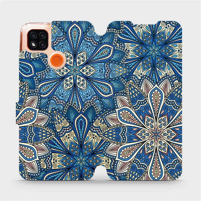 Flipové pouzdro Mobiwear - Xiaomi Redmi 9C - V108P Modré mandala květy
