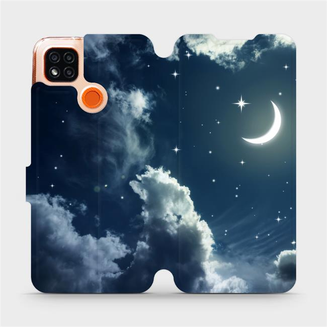 Flipové pouzdro Mobiwear - Xiaomi Redmi 9C - V145P Noční obloha s měsícem