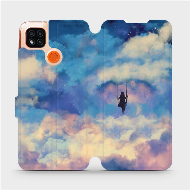 Flipové pouzdro Mobiwear - Xiaomi Redmi 9C - MR09S Dívka na houpačce v oblacích