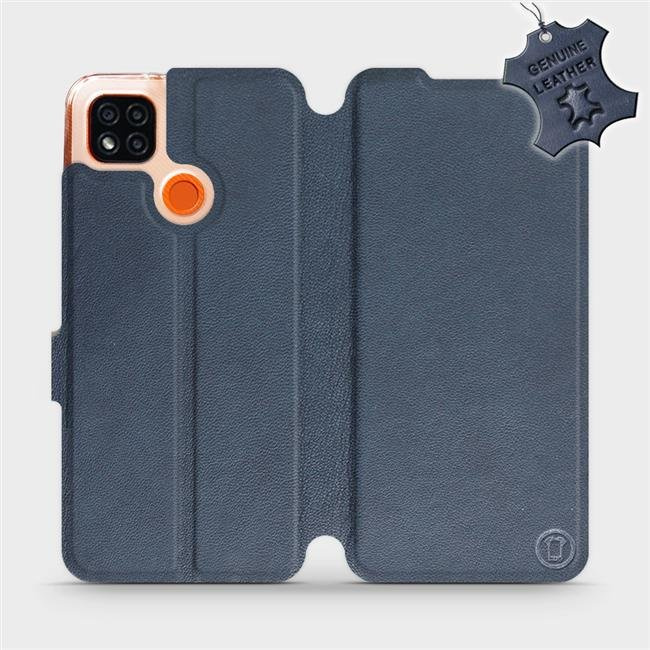 Kožené flip pouzdro Mobiwear - Xiaomi Redmi 9C - Modré