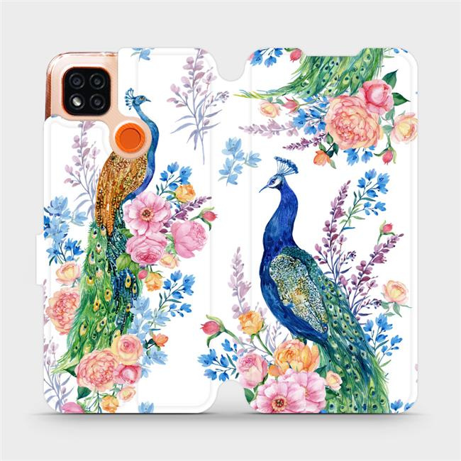 Flipové pouzdro Mobiwear - Xiaomi Redmi 9C - MX08S Pávi