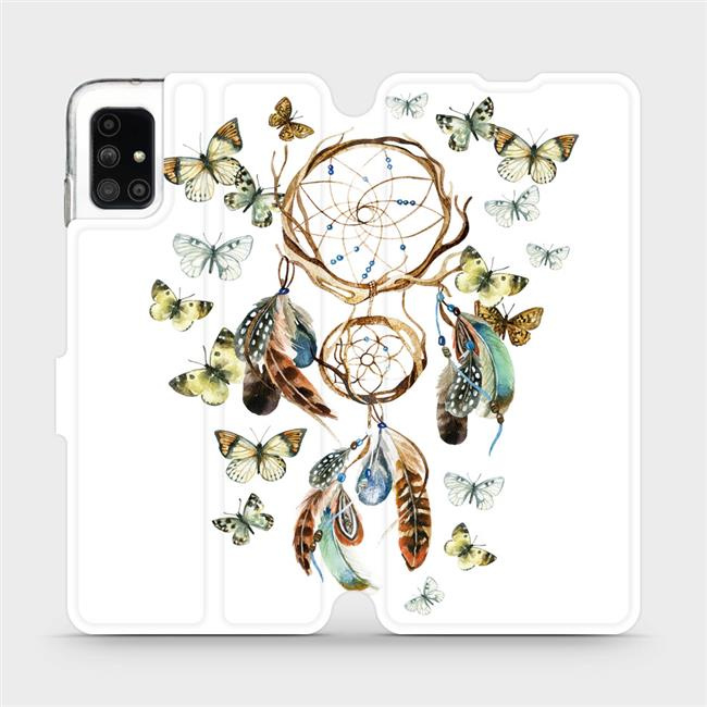Flipové pouzdro Mobiwear - Samsung Galaxy M51 - M001P Lapač a motýlci
