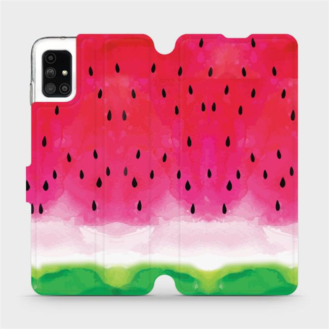 Flipové pouzdro Mobiwear - Samsung Galaxy M51 - V086S Melounek