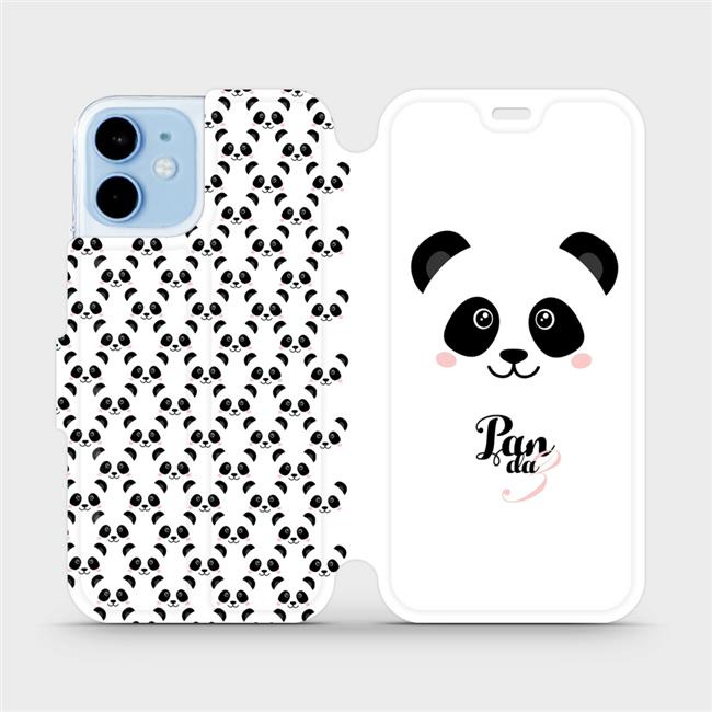 Flipové pouzdro Mobiwear - Apple iPhone 12 mini - M030P Panda Amálka