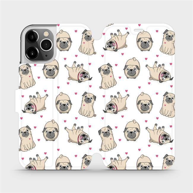 Flipové pouzdro Mobiwear - Apple iPhone 12 Pro - M097P Mopsíci