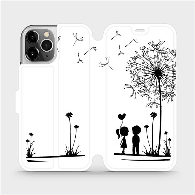 Flipové pouzdro Mobiwear - Apple iPhone 12 Pro - MH16P Dvojice s pampeliškou