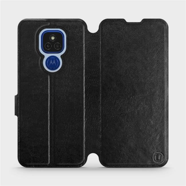 Flipové pouzdro Mobiwear - Motorola Moto E7 Plus - Černé a šedé