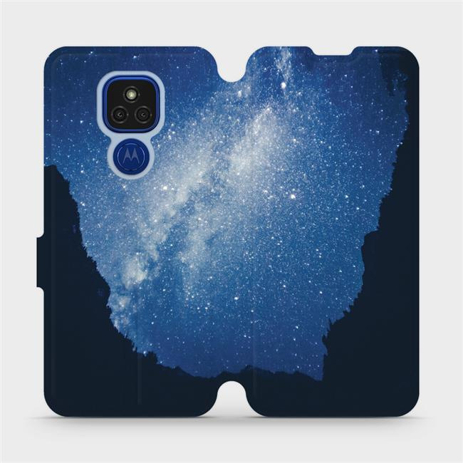 Flipové pouzdro Mobiwear - Motorola Moto E7 Plus - M146P Galaxie