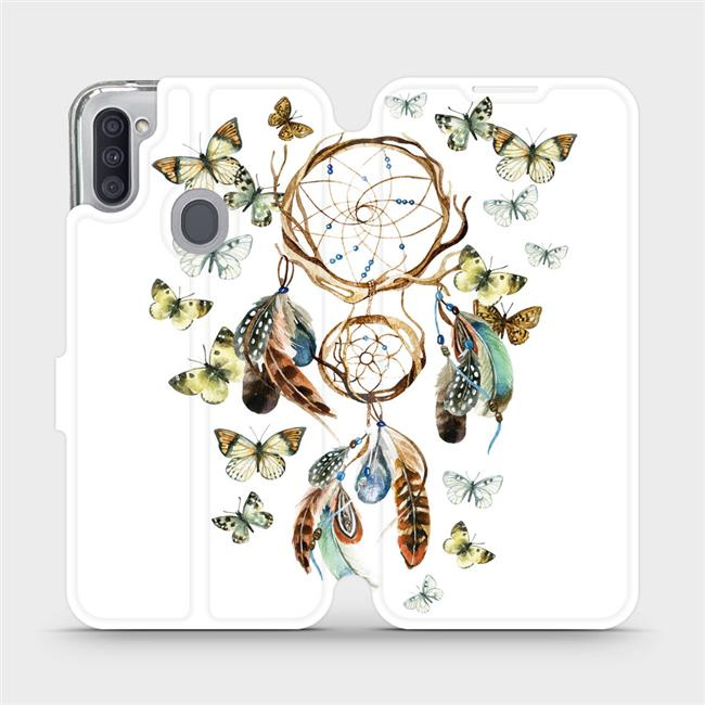 Flipové pouzdro Mobiwear - Samsung Galaxy M11 - M001P Lapač a motýlci