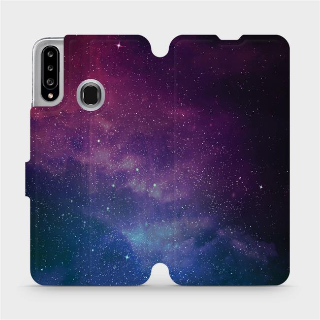 Flipové pouzdro Mobiwear - Samsung Galaxy A20S - V147P Mlhovina