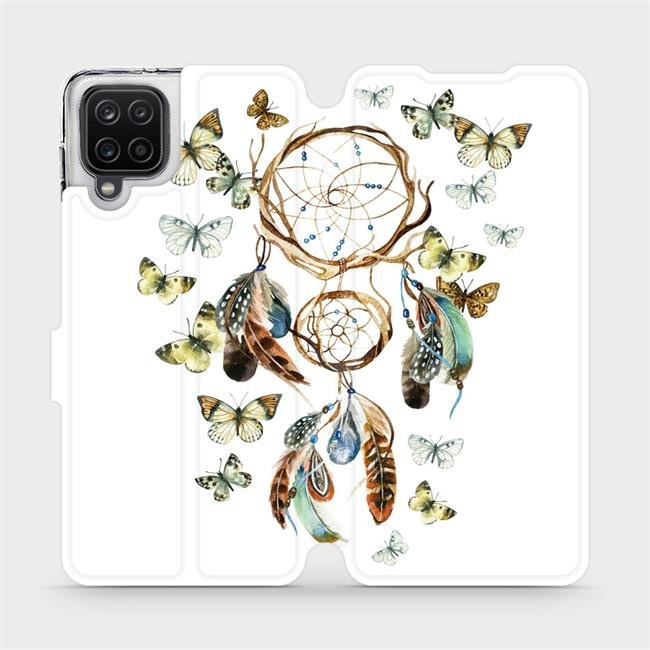 Flipové pouzdro Mobiwear - Samsung Galaxy A12 - M001P Lapač a motýlci