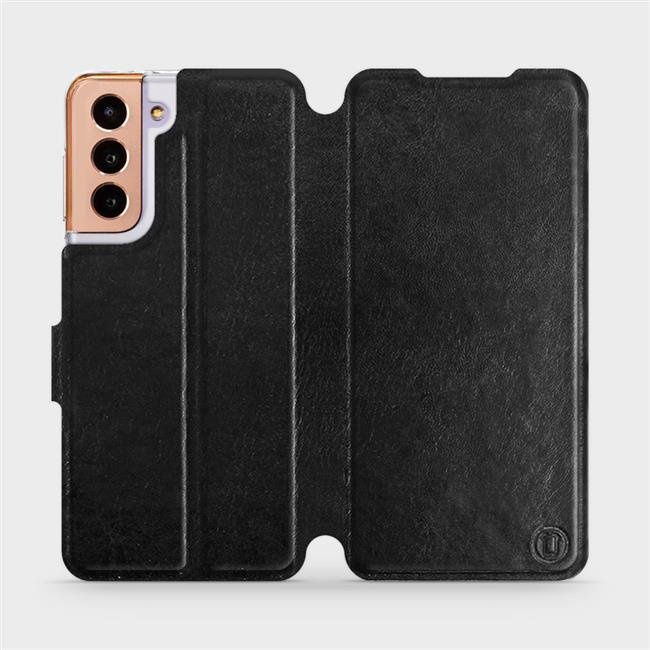 Flipové pouzdro Mobiwear - Samsung Galaxy S21 5G - Černé a šedé