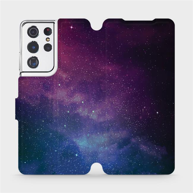 Flipové pouzdro Mobiwear - Samsung Galaxy S21 Ultra 5G - V147P Mlhovina