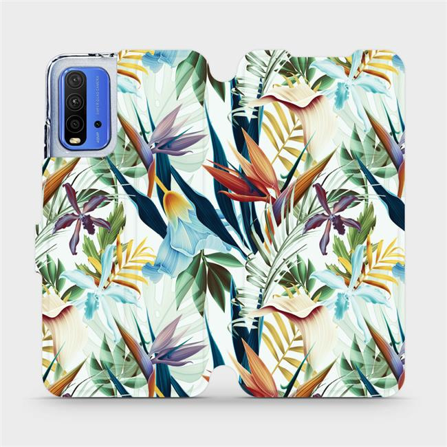 Flipové pouzdro Mobiwear - Xiaomi Redmi 9T - M071P Flóra