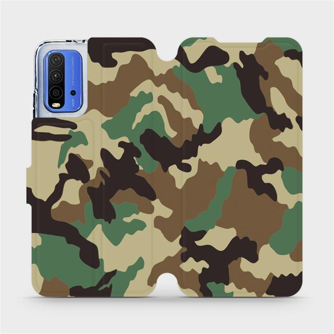 Flipové pouzdro Mobiwear - Xiaomi Redmi 9T - V111P Maskáče