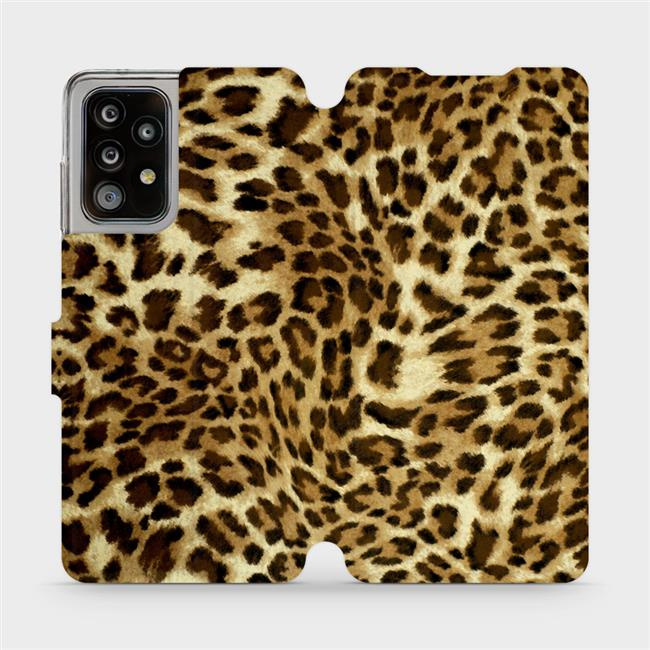 Flipové pouzdro Mobiwear - Samsung Galaxy A52 5G / A52s 5G - VA33P Leopardí vzor