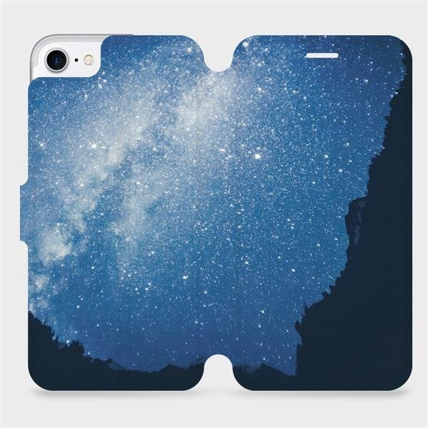 Flipové pouzdro Mobiwear - Apple iPhone 8 - M146P Galaxie