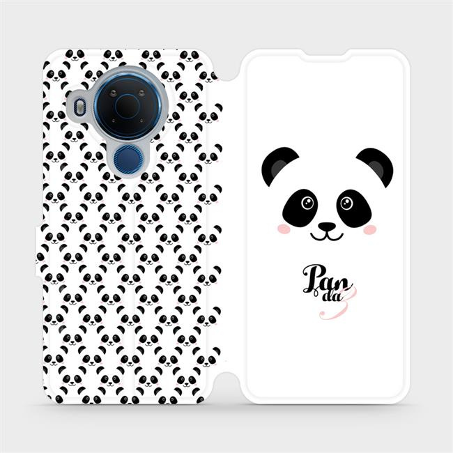 Flipové pouzdro Mobiwear - Nokia 5.4 - M030P Panda Amálka