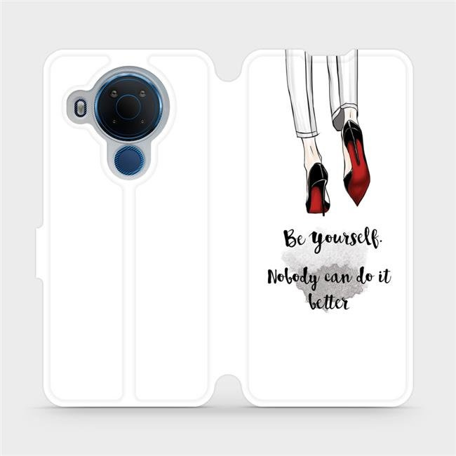 Flipové pouzdro Mobiwear - Nokia 5.4 - M046P Be yourself
