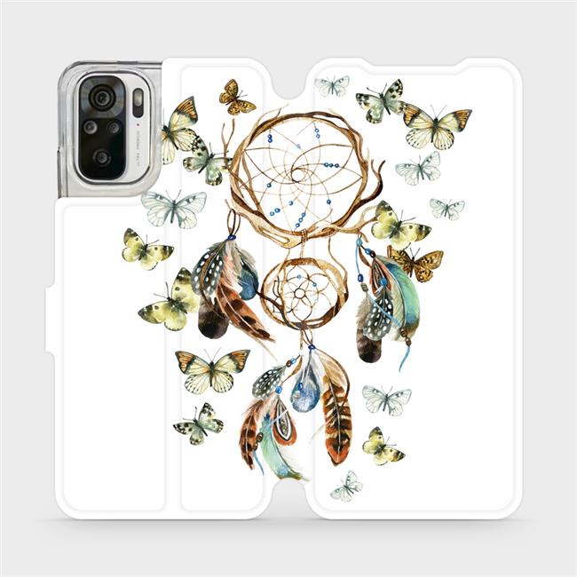 Flipové pouzdro Mobiwear - Xiaomi Redmi Note 10S - M001P Lapač a motýlci