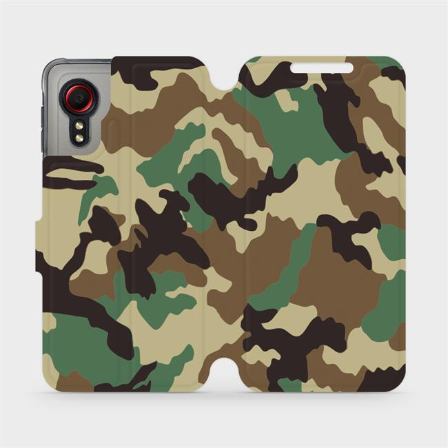 Flipové pouzdro Mobiwear - Samsung Galaxy Xcover 5 - V111P Maskáče