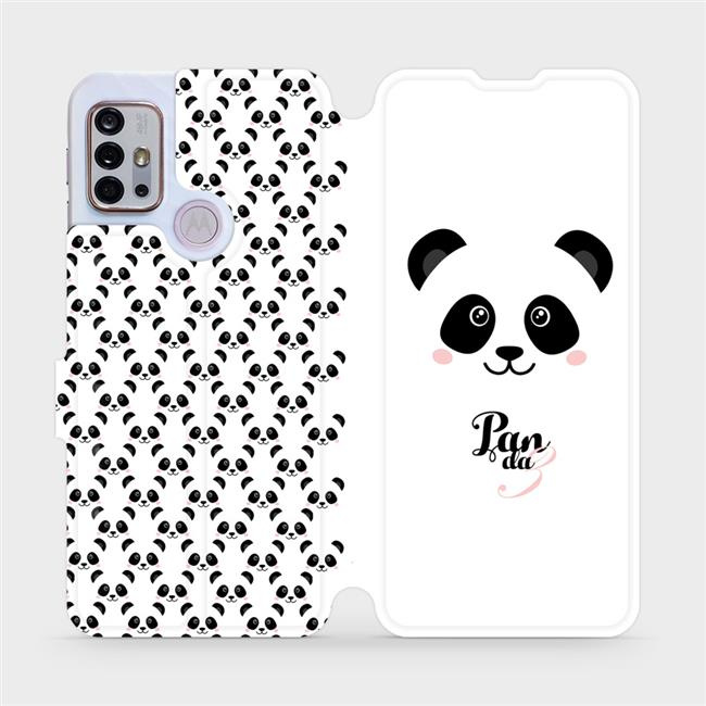 Flipové pouzdro Mobiwear - Motorola Moto G10 - M030P Panda Amálka