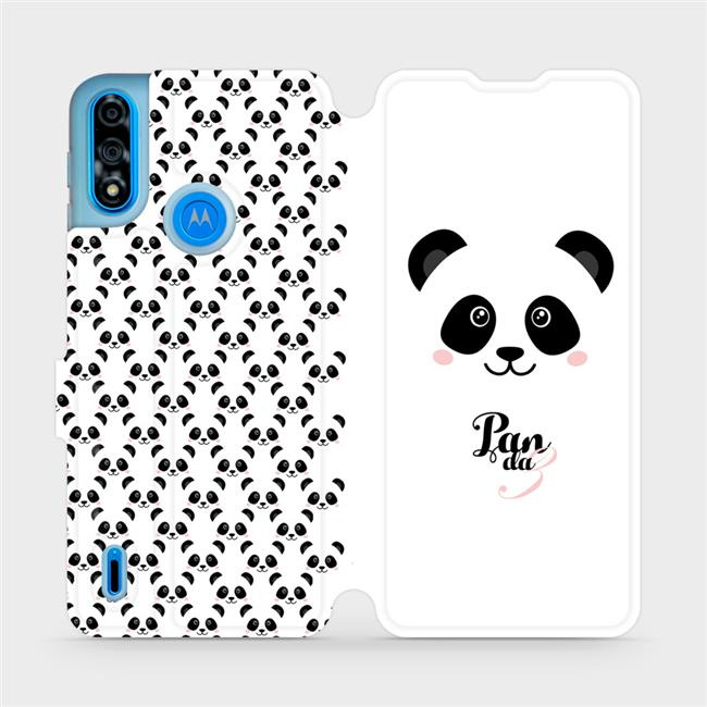 Flipové pouzdro Mobiwear - Motorola Moto E7 Power - M030P Panda Amálka