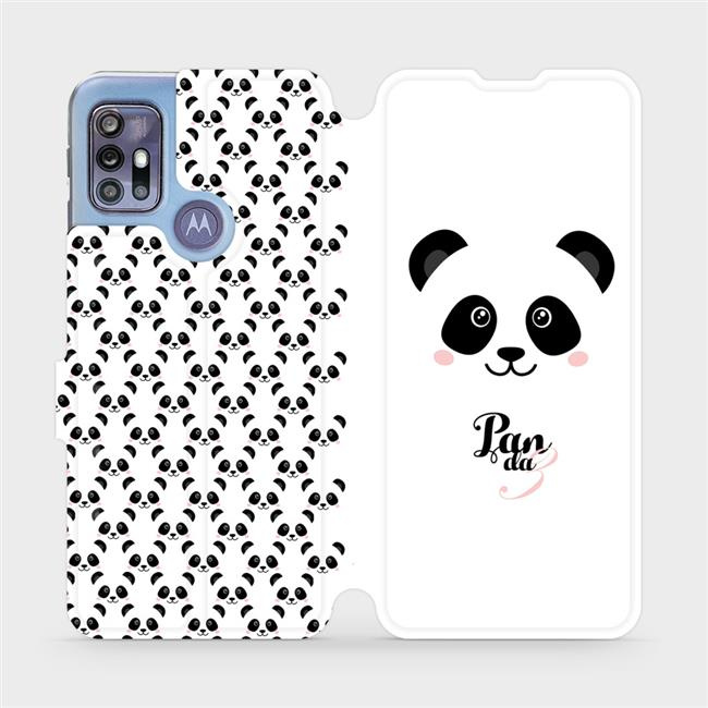 Flipové pouzdro Mobiwear - Motorola Moto G30 - M030P Panda Amálka