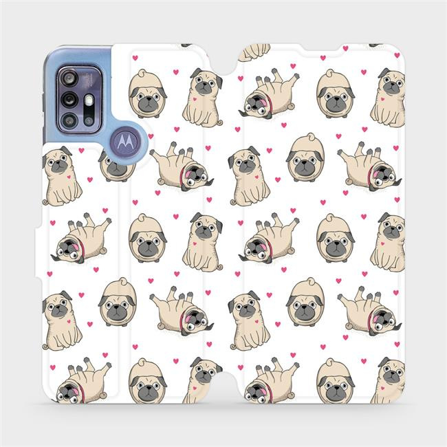 Flipové pouzdro Mobiwear - Motorola Moto G30 - M097P Mopsíci