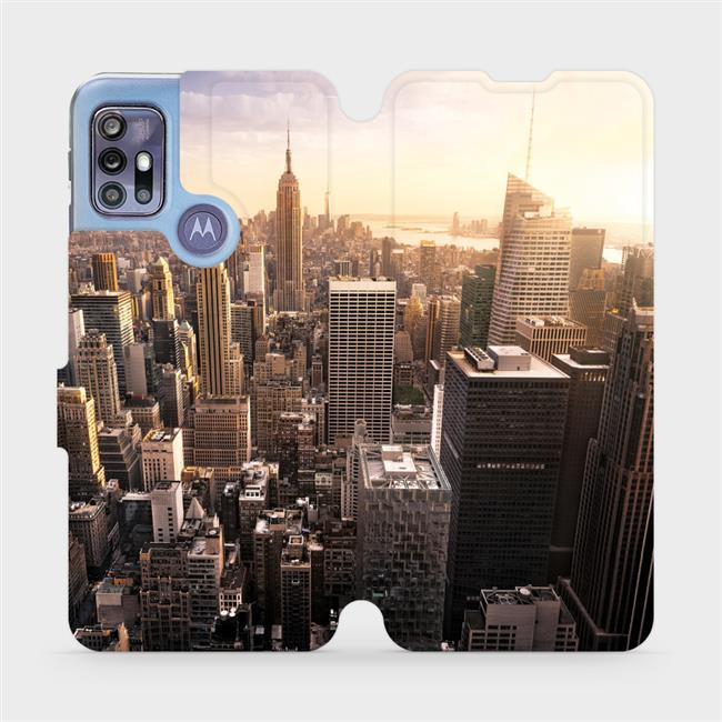 Flipové pouzdro Mobiwear - Motorola Moto G30 - M138P New York