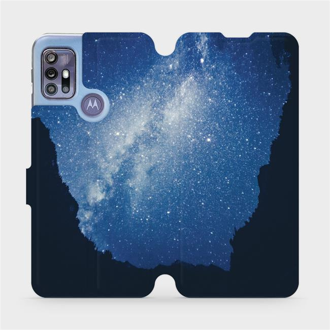 Flipové pouzdro Mobiwear - Motorola Moto G30 - M146P Galaxie