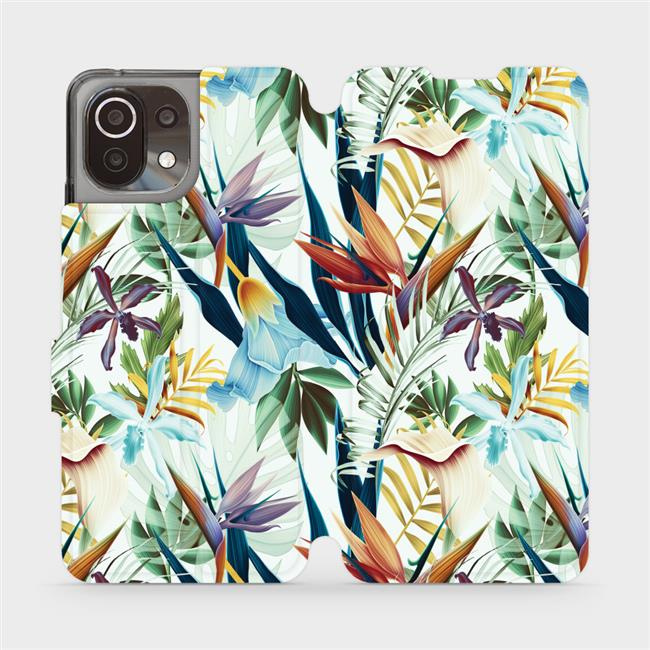 Flipové pouzdro Mobiwear - Xiaomi Mi 11 Lite LTE / 5G - M071P Flóra
