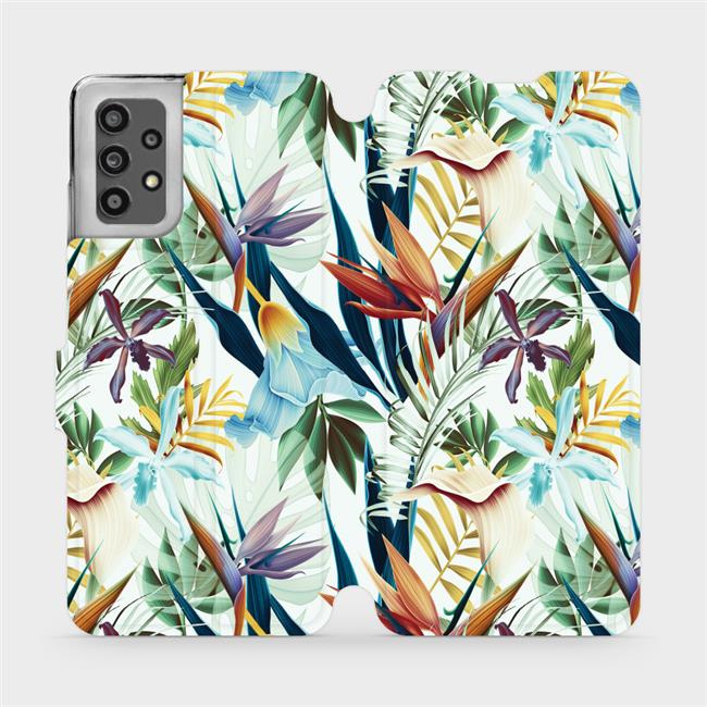 Flipové pouzdro Mobiwear - Samsung Galaxy A32 LTE - M071P Flóra