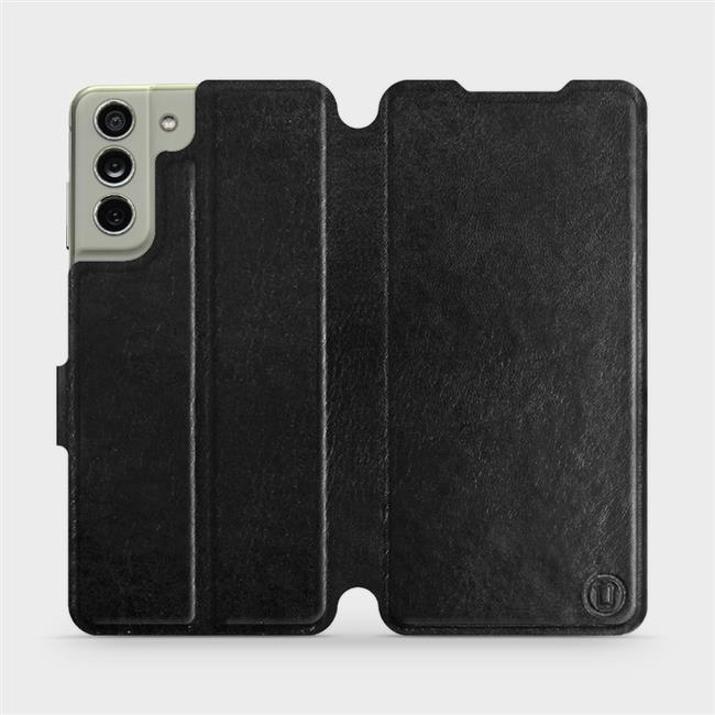 Flipové pouzdro Mobiwear - Samsung Galaxy S21 FE - Černé a šedé